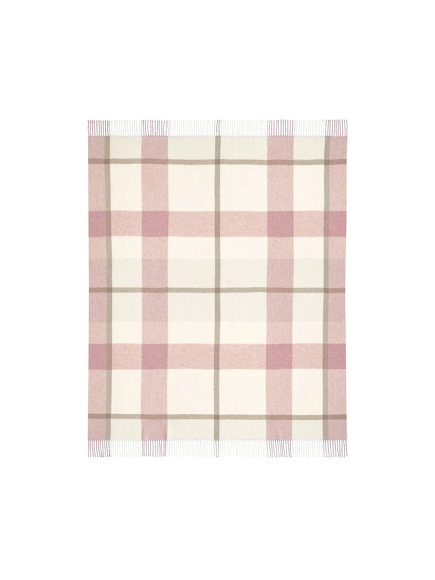 BIEDERLACK | Wohndecke Plaid MODERN CLASSIC 130x170cm Bergamo Rose | 
